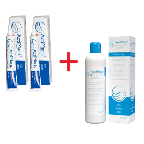 Sada 2x ActiMaris gel 20g + Sensitiv roztok 300 ml