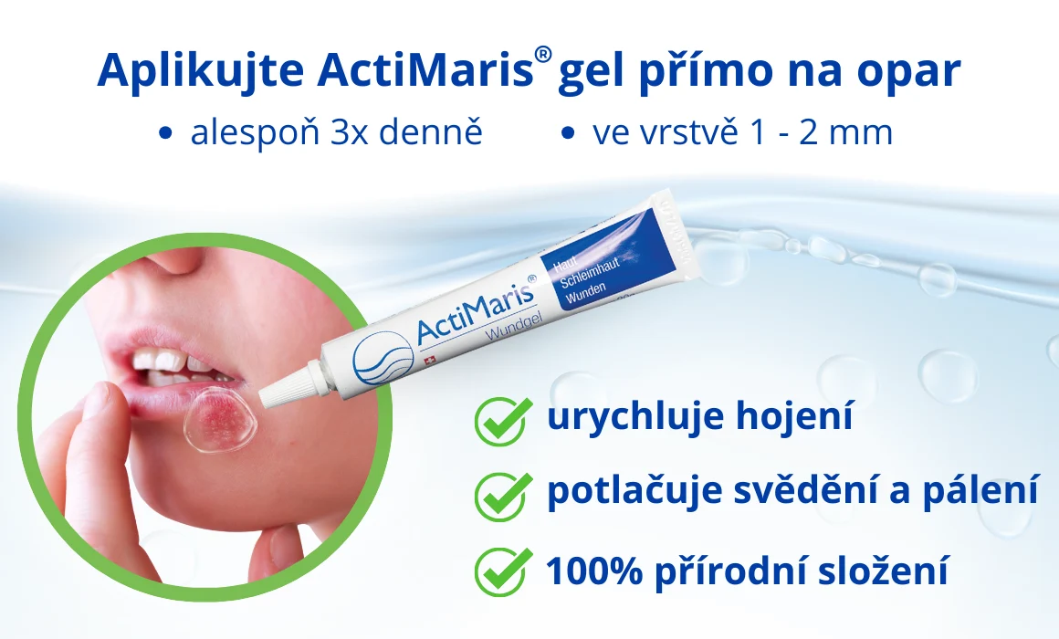 Pokyny k použití actimaris gelu na opary