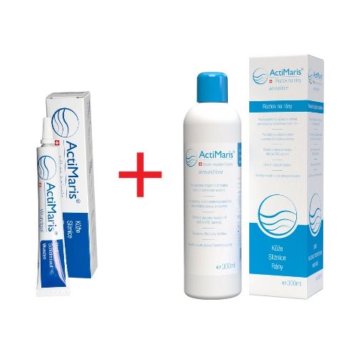 Balení ActiMaris gel 20g + ActiMaris Sensitiv roztok 300 ml - sada
