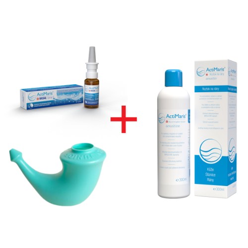 ActiMaris sada na záněty a rány nosu u dětí.