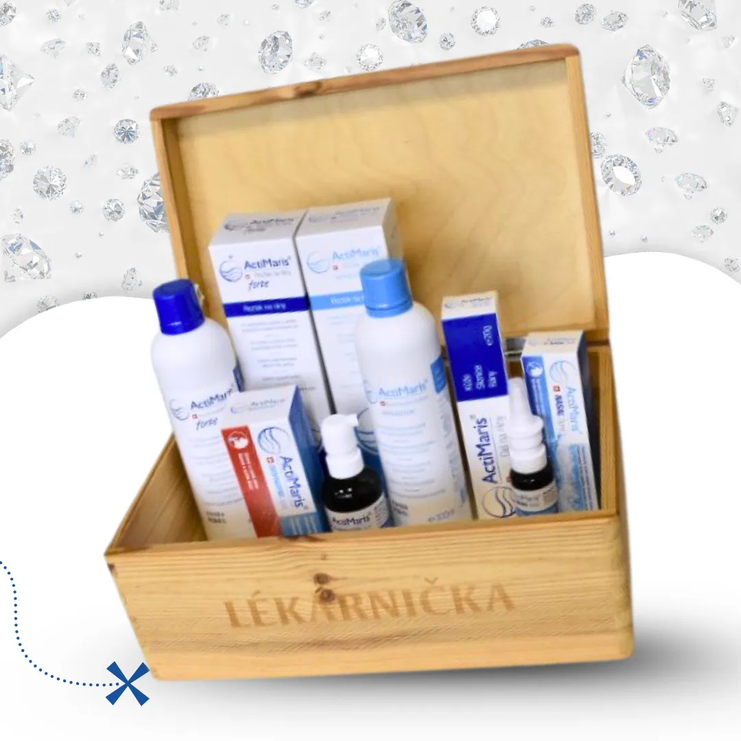 Krabička lékárničky s produkty ActiMaris