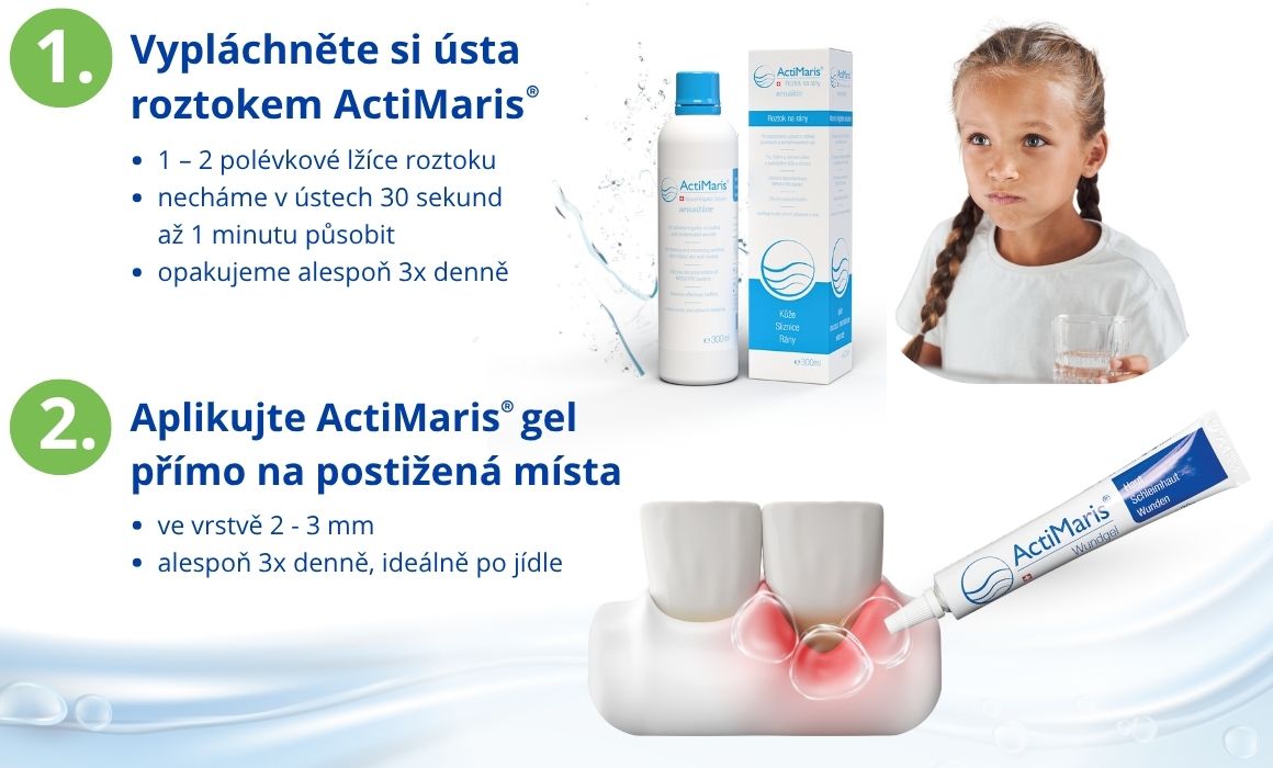 Návod ActiMaris Sensitive a Gel
