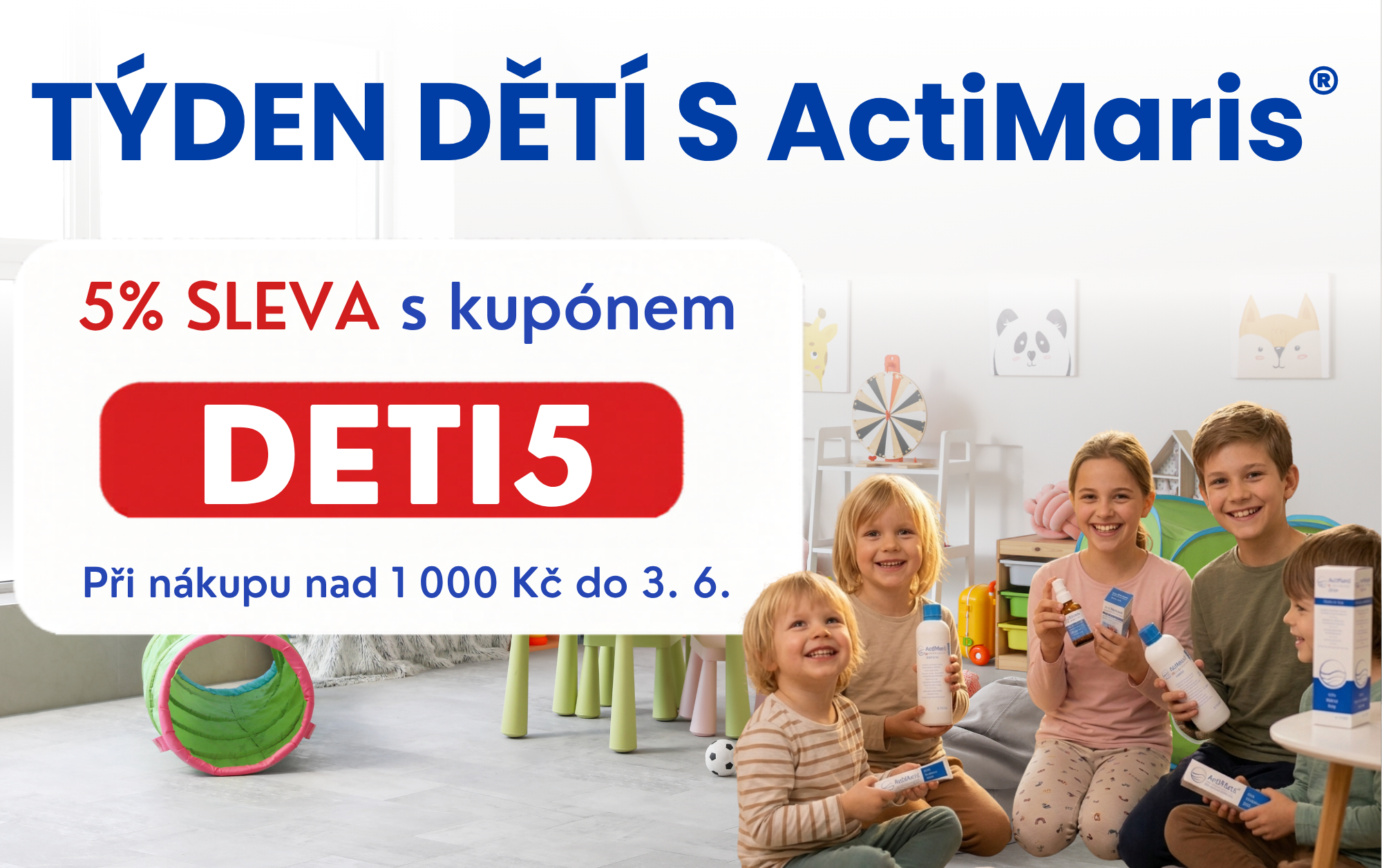 Týden dětí: objevte slevu na&nbsp;nákup a&nbsp;tipy na&nbsp;produkty