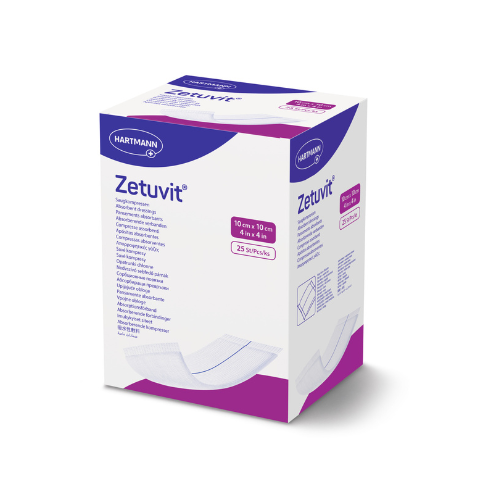 Gázový kompres Zetuvit sterilní 10×10 cm 25 ks